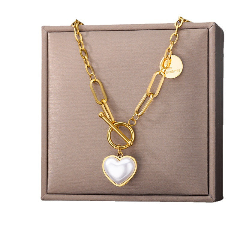 Long Pearl Sweater Chain Necklace for Women