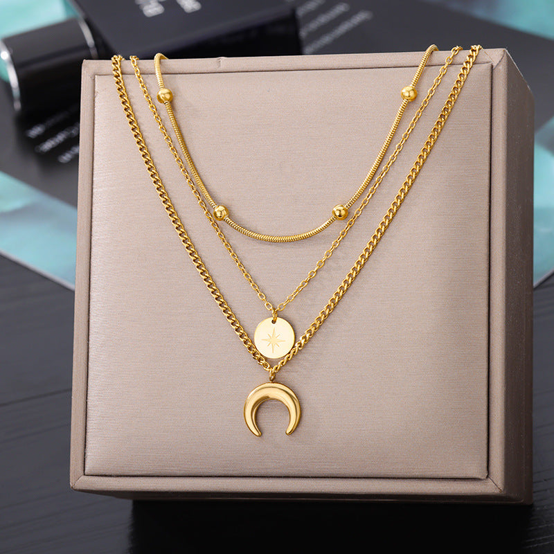 Long Pearl Sweater Chain Necklace for Women