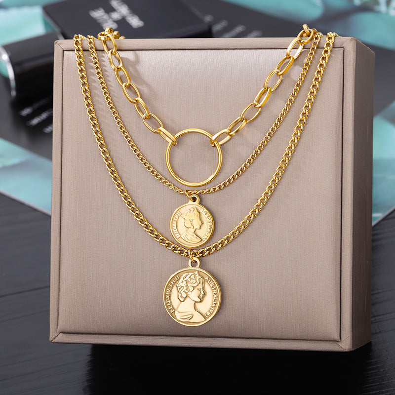 Long Pearl Sweater Chain Necklace for Women